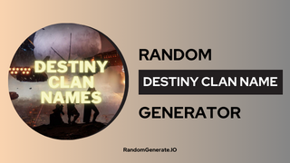 Destiny Clan Name Generator