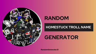Homestuck Troll Name Generator