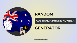 Random Australia Phone Number Generator